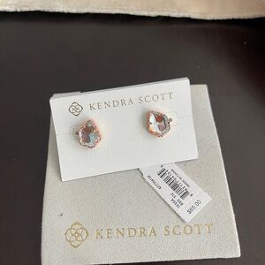 Kendra Scott Iridescent Rose Gold Earrings